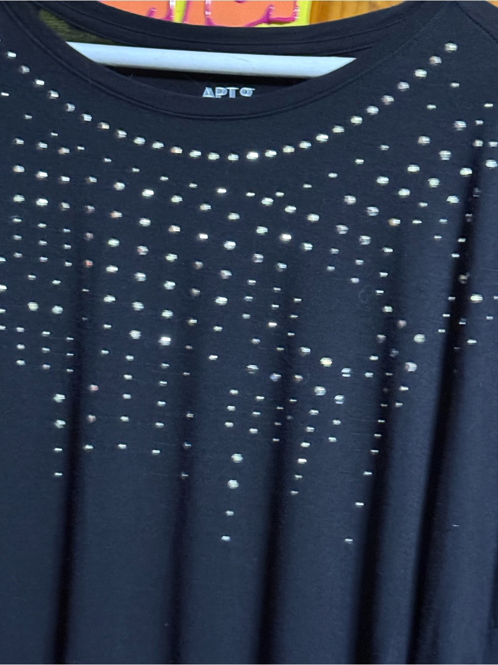 Apt. 9 Black Girls' Studded Sweatshirt
